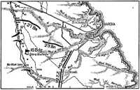 The 16th Brigade 
dispositions, midday 3rd January