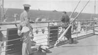 The First Convoy: At sea, 
January 1940 (Australian War Memorial)