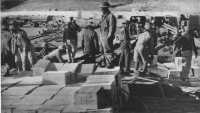 Unloading a cargo of 
benzene at the Salum jetty, 27th December 1940