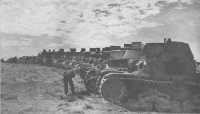 Italian tanks captured at 
the battle of Beda Fomm, February 1941