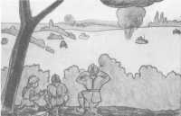 A sketch captured in an 
enemy post at Khirbe