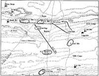 The attack on Ruweisat 
Ridge, 14th–15th July