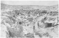 Headquarters of the 2/23rd 
Battalion, at the head of the Wadi Giaida, in the Salient sector