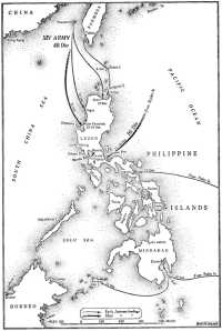Japanese landings in the 
Philippines