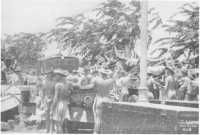 The move of Australian 
prisoners at Changi to Selarang Barracks Square