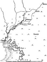 Mosstroops’ staging 
camps on the Sepik and Yellow Rivers