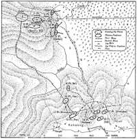 The 2/13th 
Battalion’s attack on Kakakog to 3 p