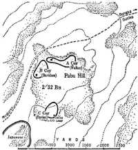 The 2/32nd Battalion on 
Pabu, 20th November