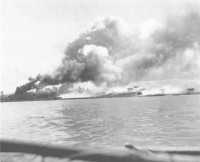 The bombardment of Tarakan