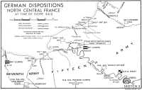 Sketch 3: German 
Dispositions, North Central France, at Time of Dieppe Raid