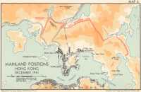 Map 6: Mainland Positions, 
Hong Kong, December 1941