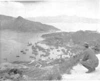 A Former Japanese Commander 
Surveys the Hong Kong Battlefield