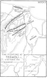 Sketch 3: The fighting at 
Termoli
