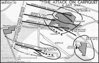 Sketch 10: The Attack on 
Carpiquet, 4 July 1944
