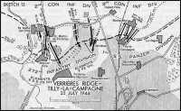 Sketch 13: Verrières 
Ridge—Tilly-la-Campagne, 25 July 1944