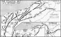 Sketch 25: The Coastal 
Belt, 4-12 September 1944