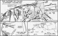 Sketch 27: The Capture of 
Calais, 25 September–1 October 1944