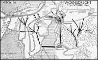 Sketch 28: Woensdrecht, 
7–16 October 1944