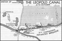 Sketch 29: The Leopold 
Canal, 6–13 October 1944