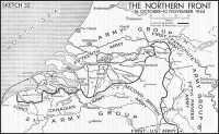 Sketch 32: The Northern 
Front, 16 October-10 November 1944