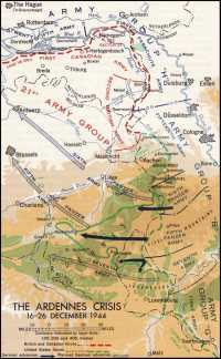 Map 9: The Ardennes Crisis, 
16–26 December 1944
