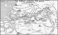Sketch 34: The Threat 
Across the Maas, Mid-December 1944