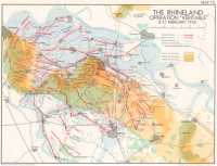Map 10: The Rhineland, 
Operation VERITABLE, 8–21 February 1945