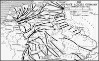 Sketch 47: The Advance 
Across Germany, 23 March–8 May 1945