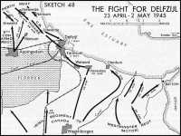 Sketch 48: The Fight for 
Delfzijl, 23 April–2 May 1945