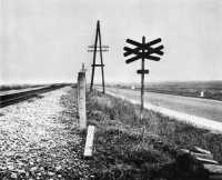 The Walcheren Causeway, 
Looking East Towards South Beveland, This picture was taken in the autumn of 1946 (at low tide)