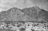 A panorama of the mountains 
around Keren