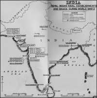 India – Royal Indian 
Naval Establishments and Bases during World War II