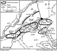 4 Brigade Positions at the 
Servia Pass, 10–17 April 1941