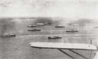 First Echelon and AIF 
convoy in the Indian Ocean, January 1940