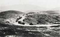 The motor transport convoy 
on the road between Elevtherokhorion and Dolikhe