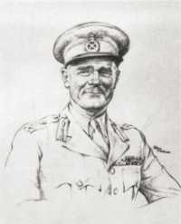 General Sir Archibald 
Wavell – from a sketch by Peter McIntyre