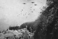 Junkers 52s dropping 
paratroops