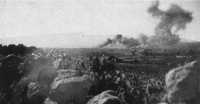 Junkers troop-carriers 
burning at Maleme