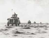 An armoured-car patrol with 
Marmon-Harringtons like those of Divisional Cavalry