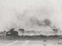 A desert convoy led by a 
Stuart tank (‘Honey’)