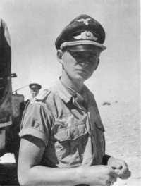 Stuka pilot shot down at 
Alamein