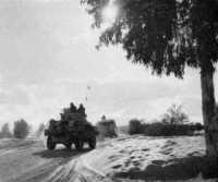 A British armoured car near 
Tarhuna