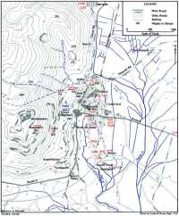Operation DICKENS, position 
on night 17–18 March 1944