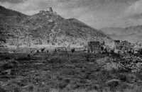 Castle Hill from the 
railway station, Cassino