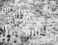 The devastation of Cassino