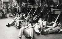 Above Deck Men of 36 NZ 
Battalion on USS President Jackson