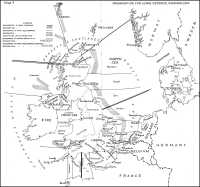 Map 9: Organisation for 
Home Defence, Summer 1940
