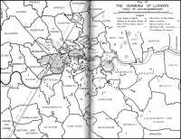 Map 25: The Bombing of 
London, Night of 29th December 1940