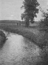 River Dyle, about five 
miles south of Louvain, looking north-east towards high ground occupied by the enemy