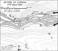Action at Kjorem 27th April 
1940